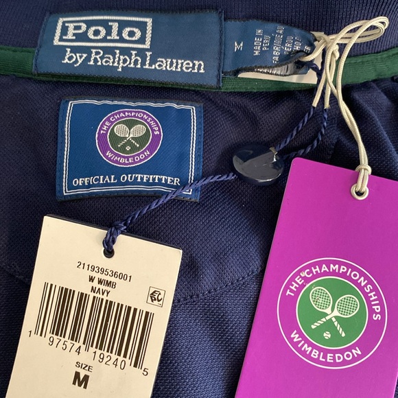 NWT Polo Ralph Lauren Wimbledon Chevron Performance Polo Dress, Size M - Picture 15 of 16